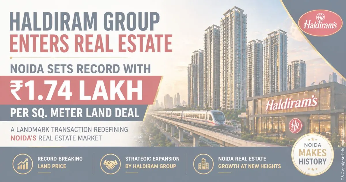 Haldiram Group real estate Noida land auction