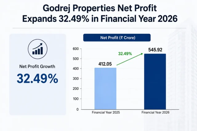 Godrej Properties Net Profit Expands 32.49% in Financial Year 2026
