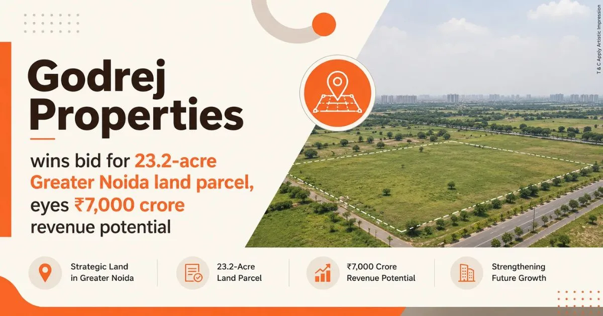 Godrej Wins 23.2 Acre Greater Noida Land Bid