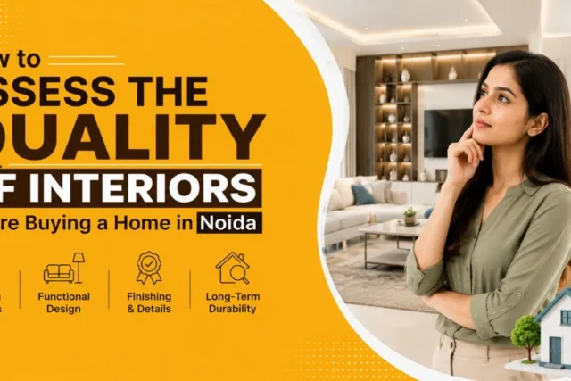 How to Assess the Quality of Interiors Before Buying a Home in Noida