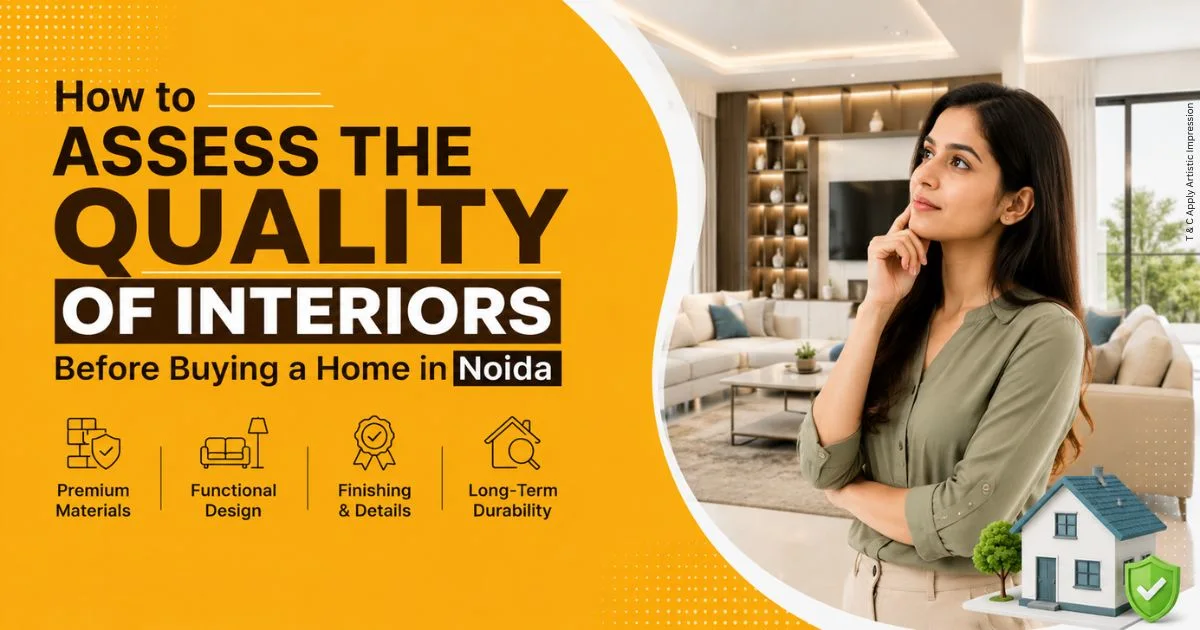 How to Assess the Quality of Interiors Before Buying a Home in Noida